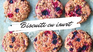 Biscuiți cu fulgi de ovăz și iaurt [upl. by Ahouh]