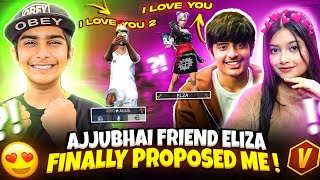 Ajjubhai’s Best Friend Eliza Finally Proposed Me 😱  Garena Free Fire Max [upl. by Anialem]