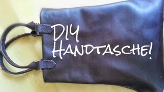 DIY Lederhandtasche selber machen  INLOVEWITCOSMETICS [upl. by Elianore]