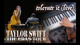 Piano Chords tolerate it Live  Taylor Swift Live at The Eras Tour [upl. by Lemuelah]