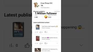 Tujhko Kya chahiye 1M followers 🤪 comedy funny fun video [upl. by Levinson924]