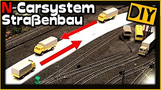 TUTORIAL Perfekter Straßenbau  Faller Carsystem 🚂 217 Modellbahn N [upl. by Ganny]