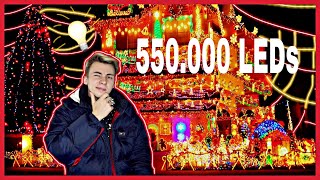 550000 Lichter Weihnachtshaus 🎅🏼Größtes Europa [upl. by Magnien431]