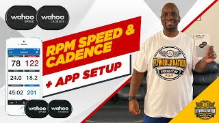 Wahoo RPM Speed and Cadence Sensor  with App Setup [upl. by Sholem]