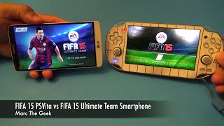 FIFA 15 PSVita vs FIFA 15 Ultimate Team Smartphone LG G3 [upl. by Yager]