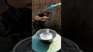 slow motion effect video water slowmotion youtubeshorts asmr [upl. by Kerad]