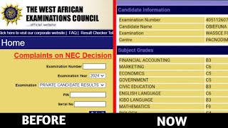 WAEC Result Checker How to check Waec Result [upl. by Flavian]