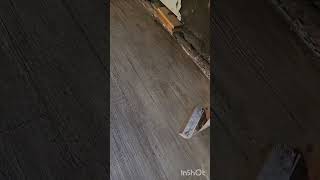 WOOD LOOK OVERLAYMENT AND STAINED CONCRETE WITH URETHANE SEALER [upl. by Llerrom766]