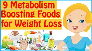 9 Metabolism Boosting Foods Metabolism Boosters [upl. by Ardnuhsal]