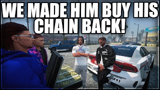 We Made Him Buy His Chain Back  GTA RP  Grizzley World WHITELIST [upl. by Bandeen]