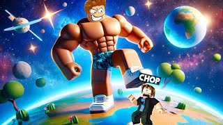 ROBLOX CHOP AND FROSTY COMPETE IN KICKBOXING SIMULATOR [upl. by Bart]