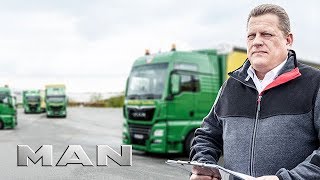 Services from MAN  truck company Pfeiffer about MAN Financial Services [upl. by Enitsyrk]