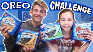 The Oreo Challenge MattyBRaps vs Olivia Haschak [upl. by Harvie305]