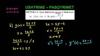 24 Matematika Klasa 10 Mesimi 24 Ushtrime Pasqyrimet [upl. by Cornelie]