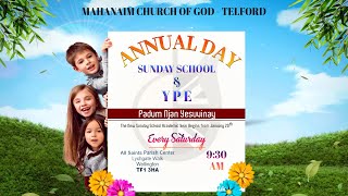 MAHANAIM CHURCH OF GOD Telford Sunday School YPE  Annual DayPadum Njan Yeshuvinay [upl. by Randy]