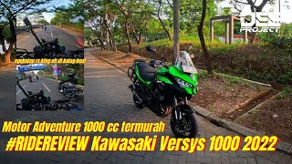 MASUKGARASI KAWASAKI NEW VERSYS 1000 2022 at Double E Garage RIDE REVIEW TERSERU ‼️ deeproject [upl. by Eenal]