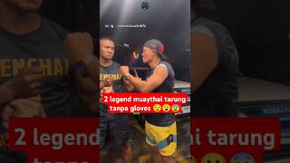 alasan buakaw vs saenchai tarung tanpa glove 😯😮😨 boxing boxingskill fight mma ghalyhdaffa [upl. by Issirk]