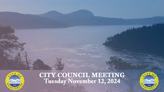 City of Anacortes  City Council Meeting 111224 [upl. by Auohc317]