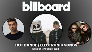 Top 50 Billboard Hot DanceElectronic Songs  Week Of March 23 2024 [upl. by Waylen832]