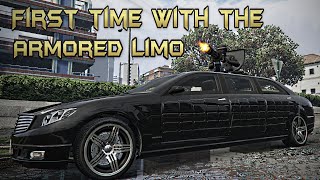 GTA 5 DLC  The new armored limousine is gorgeous Turreted Limo [upl. by Unam]