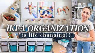 2024 IKEA ORGANIZATION TRANSFORMATION 😱 Affordable Organization Ideas  Ikea Shop with Me [upl. by Eimmij]