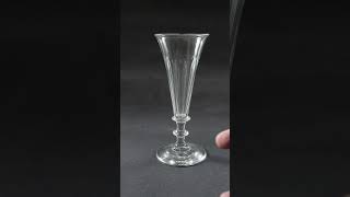 Drinking Glasses  Early 19th Century Champagne Flute [upl. by Dolhenty343]