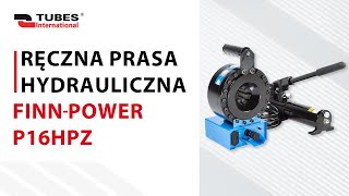 Ręczna prasa hydrauliczna Finn Power P16HPZ [upl. by Ynnal]