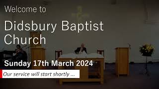 DBC Sunday Worship 17th March 2024 [upl. by Suhcnip]