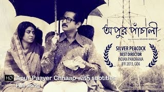 Apur Paayer Chhaap  Apur Panchali  Parambrata  Parno  Arijit  Indraadip  Kaushik Ganguly SVF [upl. by Siravrat]