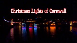 Christmas Lights of Cornwall Mousehole and Angarrack 2021 [upl. by Bocock]