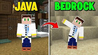 Minecraft Java Edition VS Bedrock Edition  25 Differences [upl. by Cr]