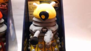 Doctor Who Medium Dalek Electronic Talking Plush from Underground Toys [upl. by Enreval]