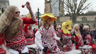 Event St Davids Day Parade Bangor North Wales 2023 [upl. by Barra]