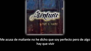 Aventura  La Guerra lyric  letra [upl. by Bevan]