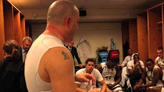 Marquette coach Buzz Williams locker room speech after Davidson win [upl. by Oran135]