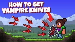 How to farm Vampire Knives in Terraria [upl. by Barbee]