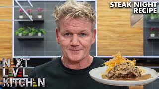 Gordon Ramsay Cooks Up a Simple Steak Dinner with Fries [upl. by Piwowar]