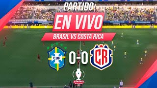 🔴 BRASIL 00 COSTA RICA EN VIVO  COPA AMÉRICA 2024  Líbero [upl. by Eleen]