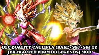 DLC QUALITY CAULIFLA ENG DUB FROM DB LEGENDS The Bae is here Dragon Ball Xenoverse 2 Mods [upl. by Ruy568]