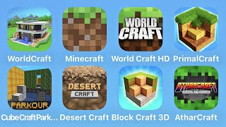 WorldCraft Minecraft World Craft HD PrimalCraft Cube Craft Parkour Desert Craft Block Craft 3D [upl. by Quigley]