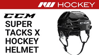 CCM Super Tacks X Helmet Review [upl. by Lisetta276]