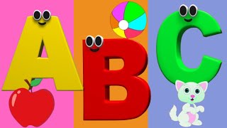 The Letter A Song  ABC Songs for Kids  Learn the alphabet [upl. by Llenral]