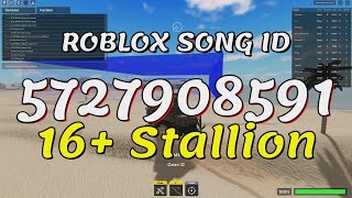 16 Stallion Roblox Song IDsCodes [upl. by Debora124]