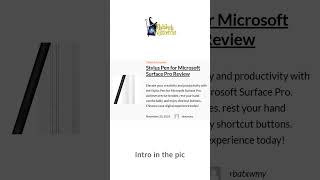 Stylus Pen for Microsoft Surface Pro Review👀 [upl. by Mae]