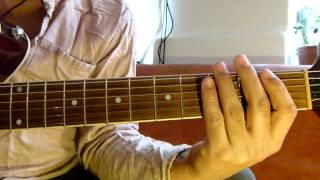 The axe band  Lukna Deu malai Guitar lesson [upl. by Leyes]