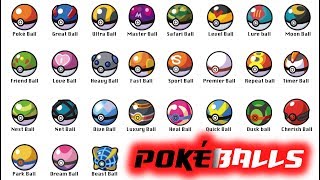 ALL POKÉBALLS 50k special [upl. by Areemas849]