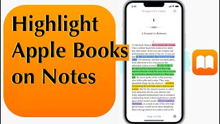 How to use Highlights Notes in Apple Books  Highlights Apple Books [upl. by Delphina]