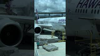 ハワイアン航空最新機材B7879 ダニエル・K・イノウエ国際空港 [upl. by Ltsyrk]