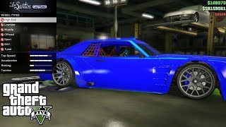 DRIFT TAMPA WIDEBODY CUSTOMIZATION  GTAV ONLINE [upl. by Irehc]