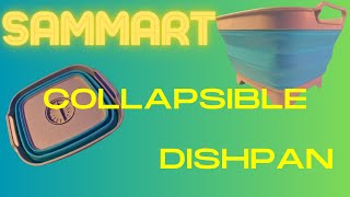 SAMMART Collapsible Dishpan Review [upl. by Pacificia]